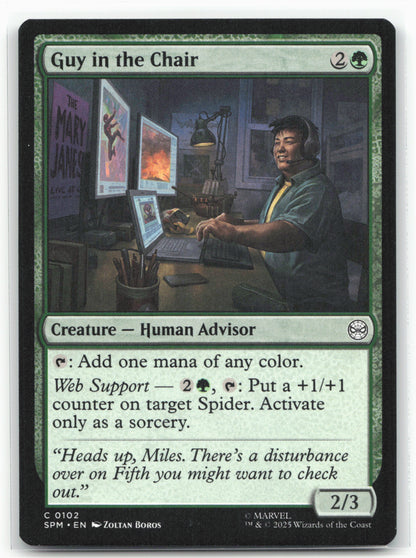 Marvel's Spider-Man #102 Guy in the Chair