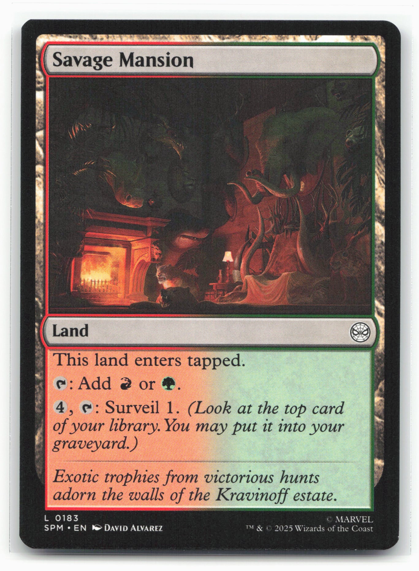 Marvel's Spider-Man #183 Savage Mansion