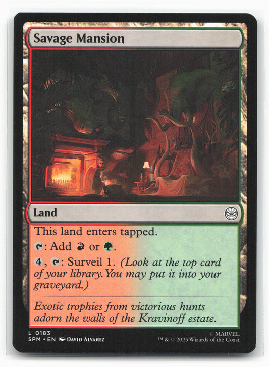 Marvel's Spider-Man #183 Savage Mansion