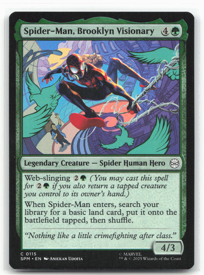 Marvel's Spider-Man #115 Spider-Man, Brooklyn Visionary