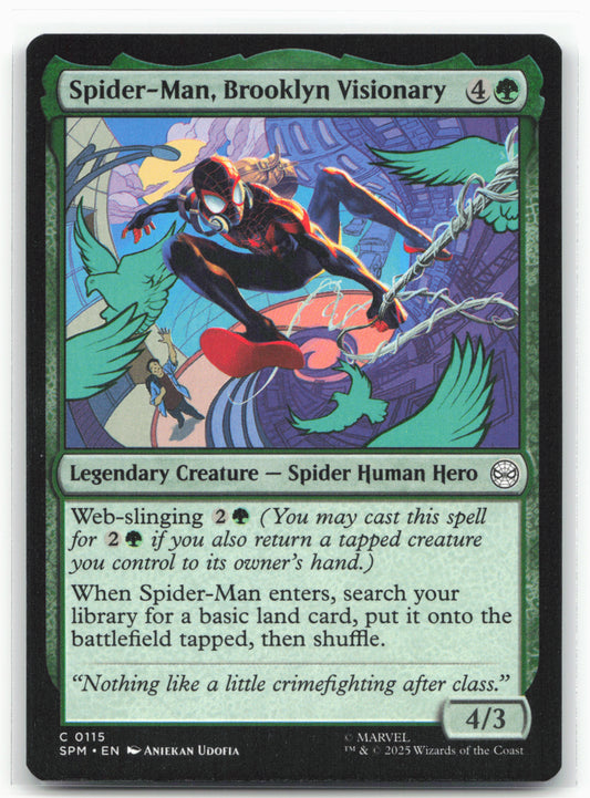 Marvel's Spider-Man #115 Spider-Man, Brooklyn Visionary