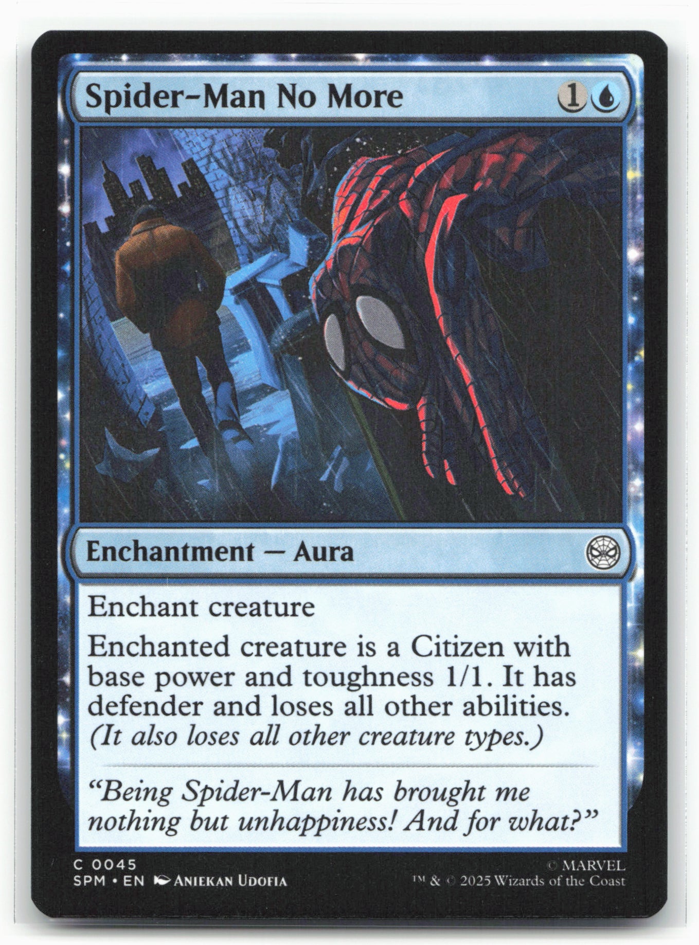 Marvel's Spider-Man #45 Spider-Man No More