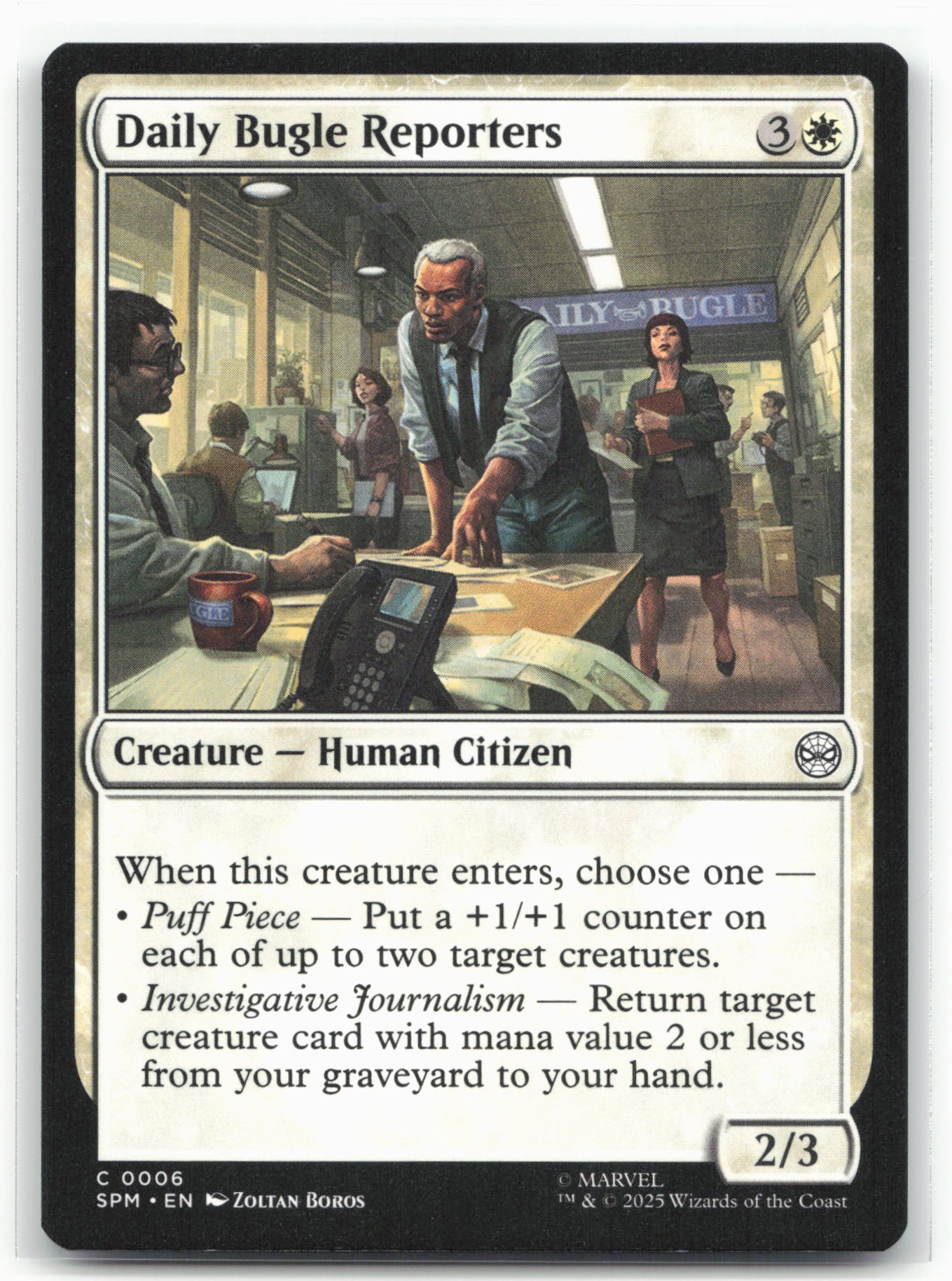 Marvel's Spider-Man #6 Daily Bugle Reporters