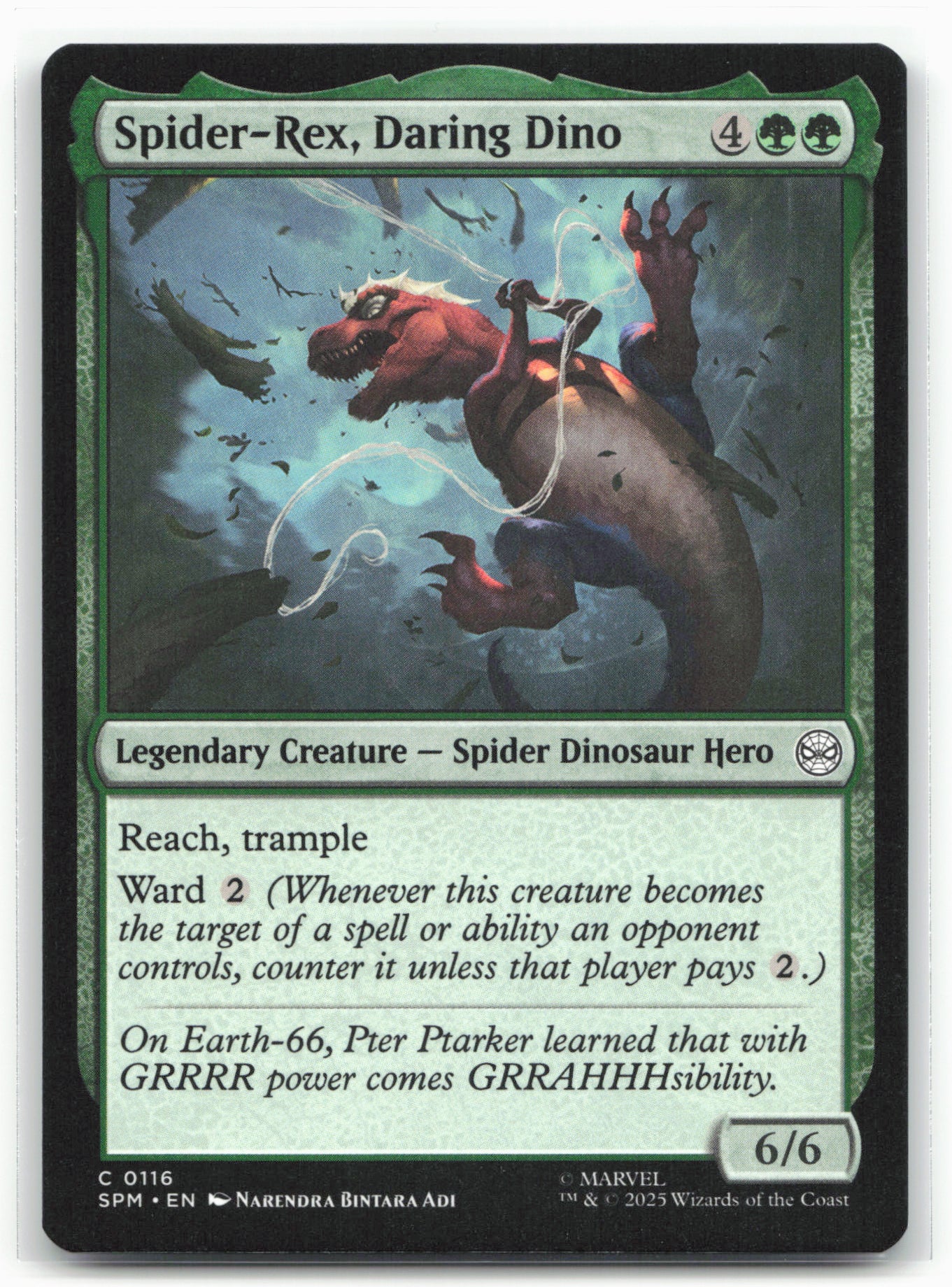 Marvel's Spider-Man #116 Spider-Rex, Daring Dino