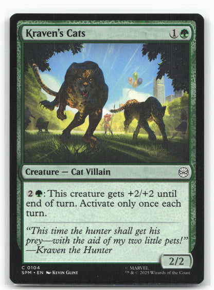 Marvel's Spider-Man #104 Kraven's Cats