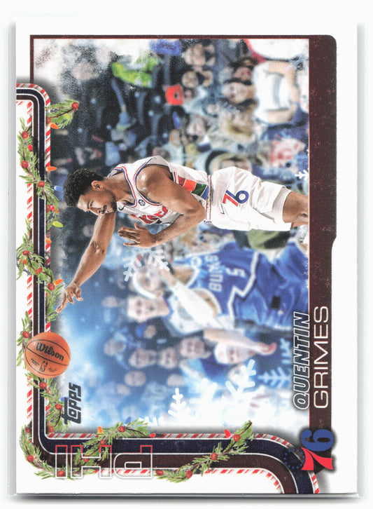 2025-26 Topps Holiday #H21 Quentin Grimes