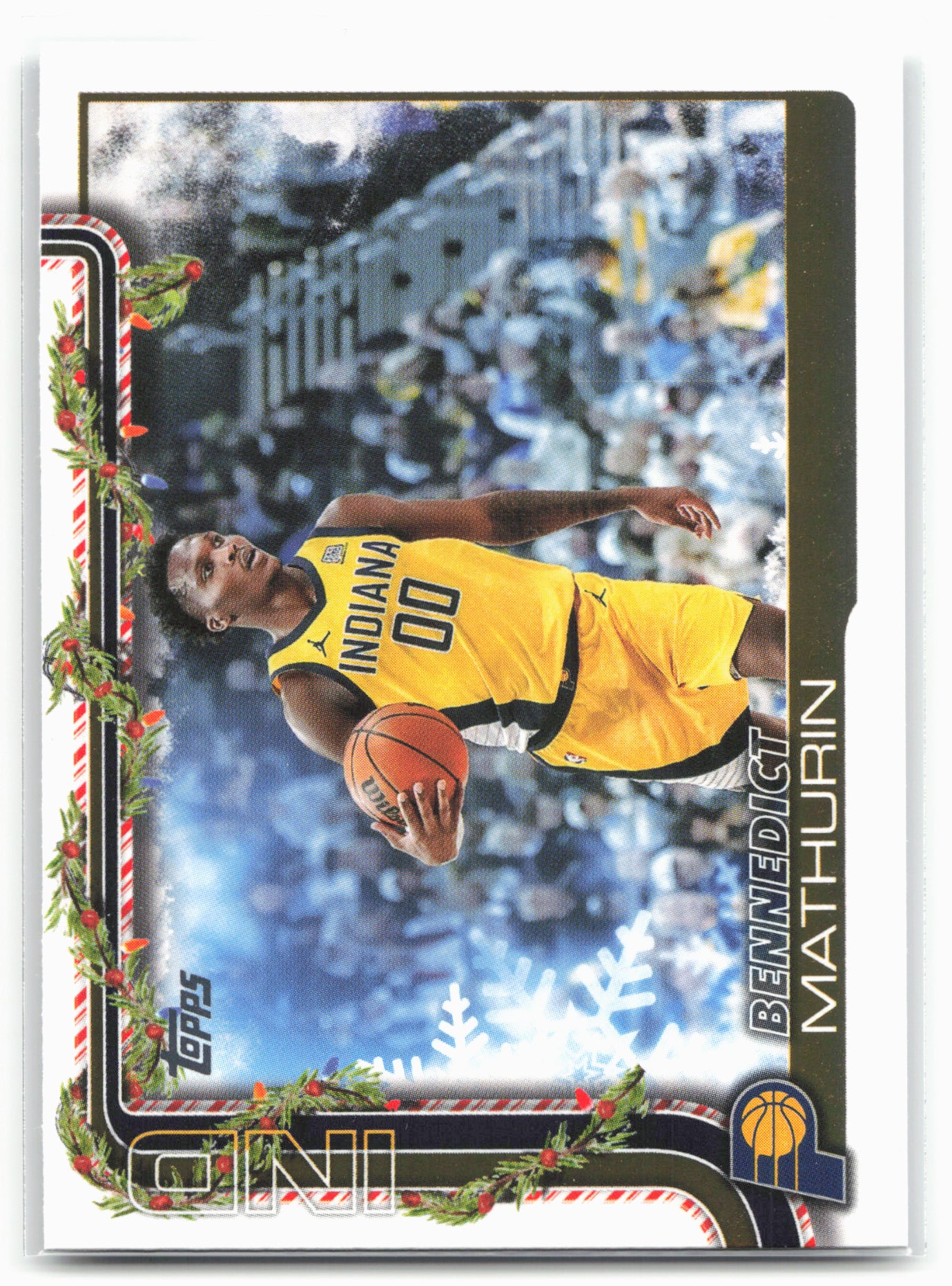 2025-26 Topps Holiday #H39 Bennedict Mathurin