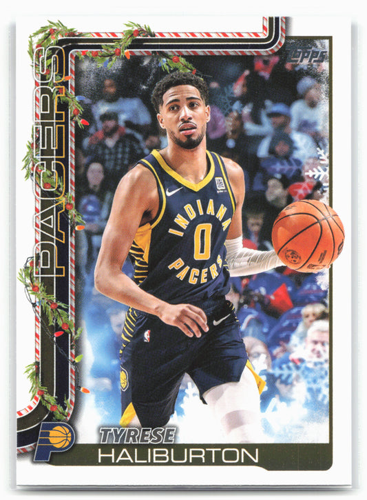 2025-26 Topps Holiday #H38 Tyrese Haliburton