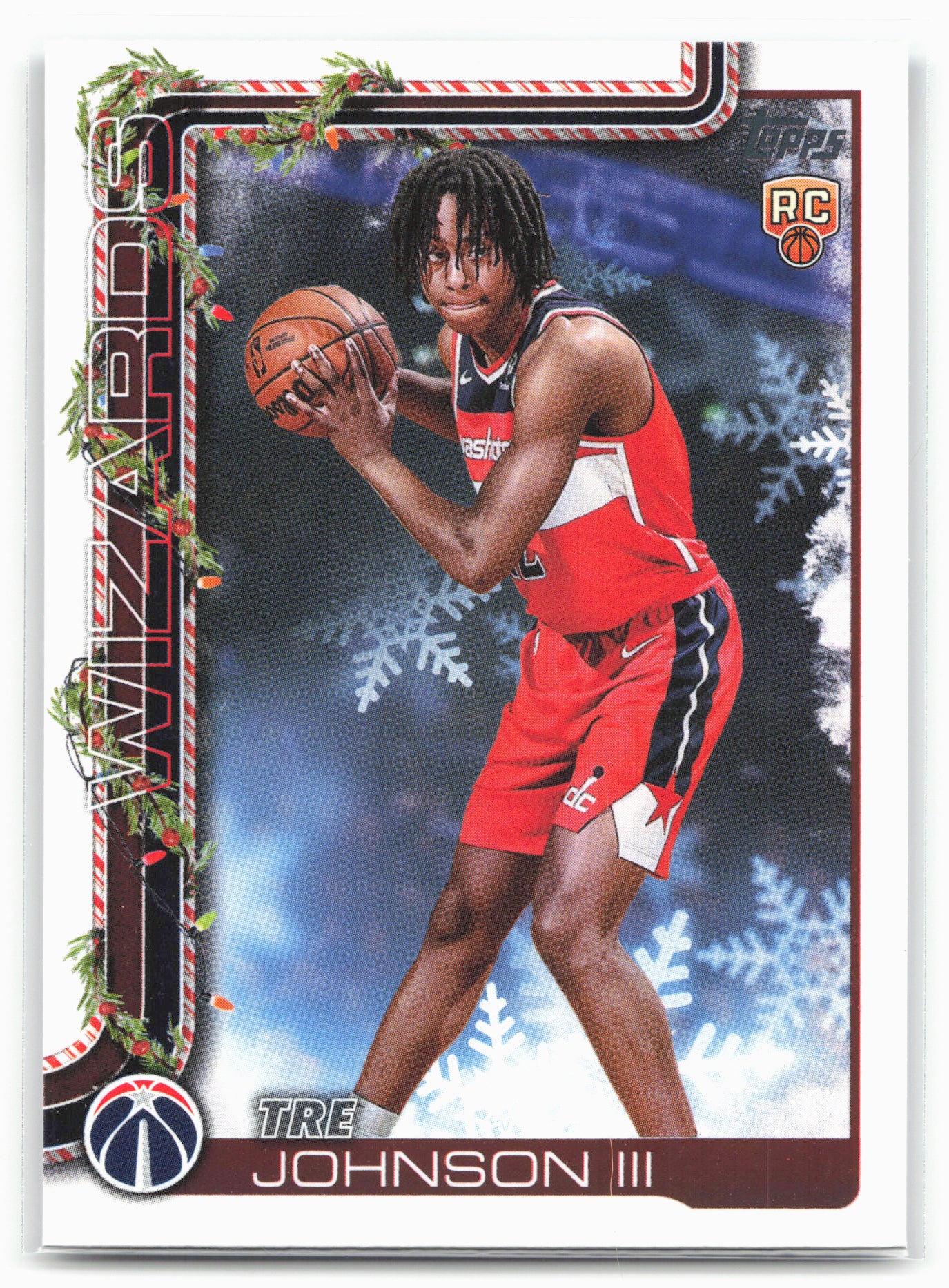 2025-26 Topps Holiday #H166 Tre Johnson III