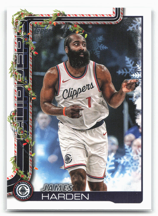 2025-26 Topps Holiday #H113 James Harden