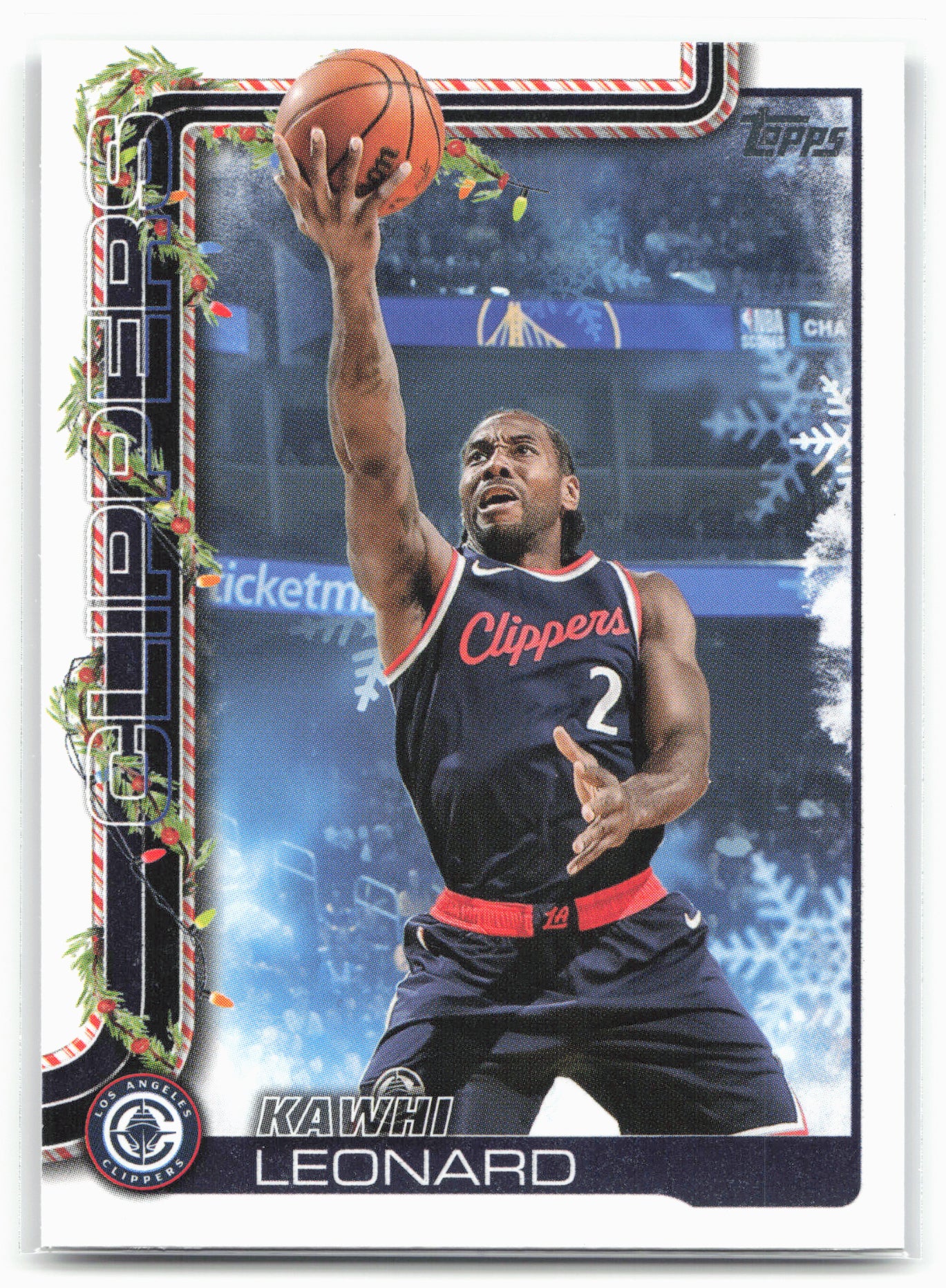 2025-26 Topps Holiday #H112 Kawhi Leonard