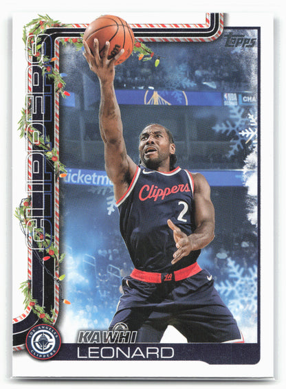 2025-26 Topps Holiday #H112 Kawhi Leonard