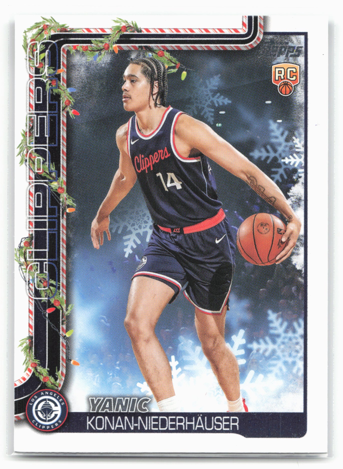 2025-26 Topps Holiday #H190 Yanic Konan Niederhauser