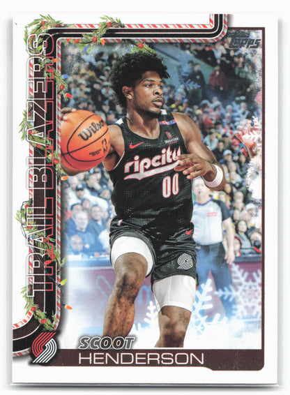 2025-26 Topps Holiday #H96 Scoot Henderson