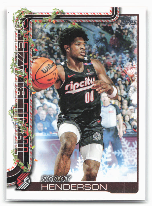 2025-26 Topps Holiday #H96 Scoot Henderson