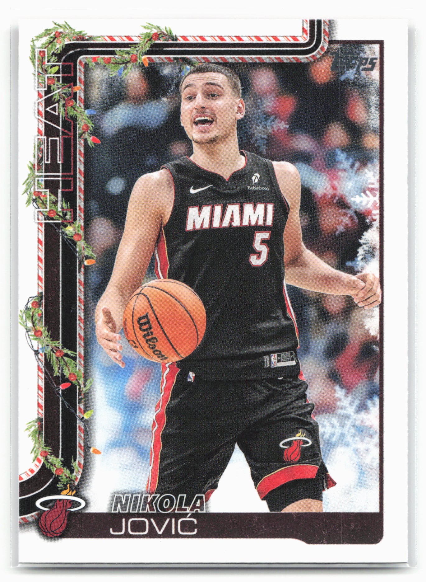 2025-26 Topps Holiday #H61 Nikola Jović