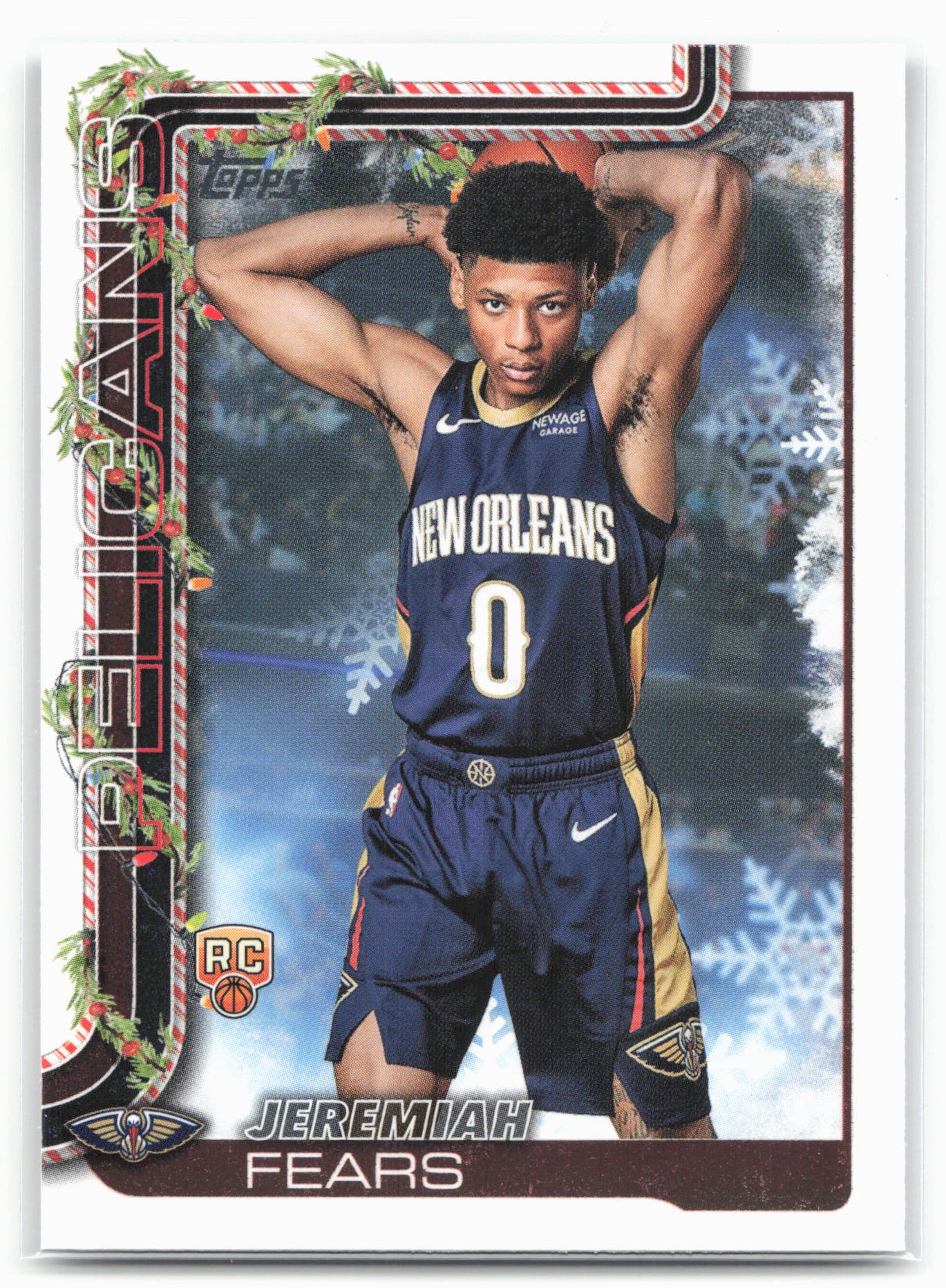 2025-26 Topps Holiday #H167 Jeremiah Fears