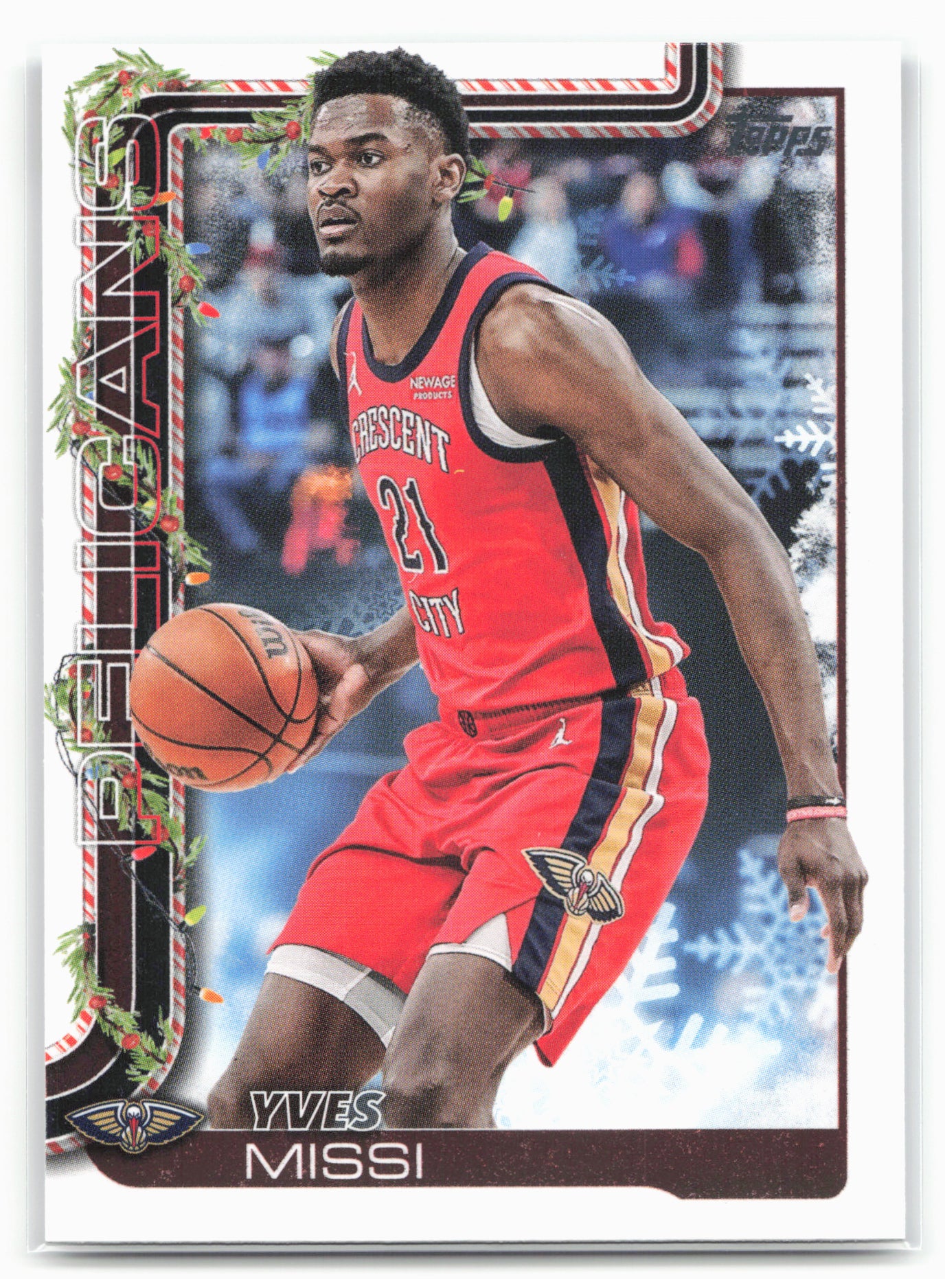 2025-26 Topps Holiday #H153 Yves Missi