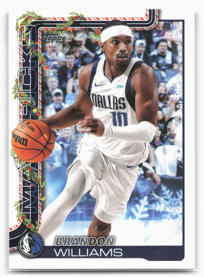 2025-26 Topps Holiday #H138 Brandon Williams