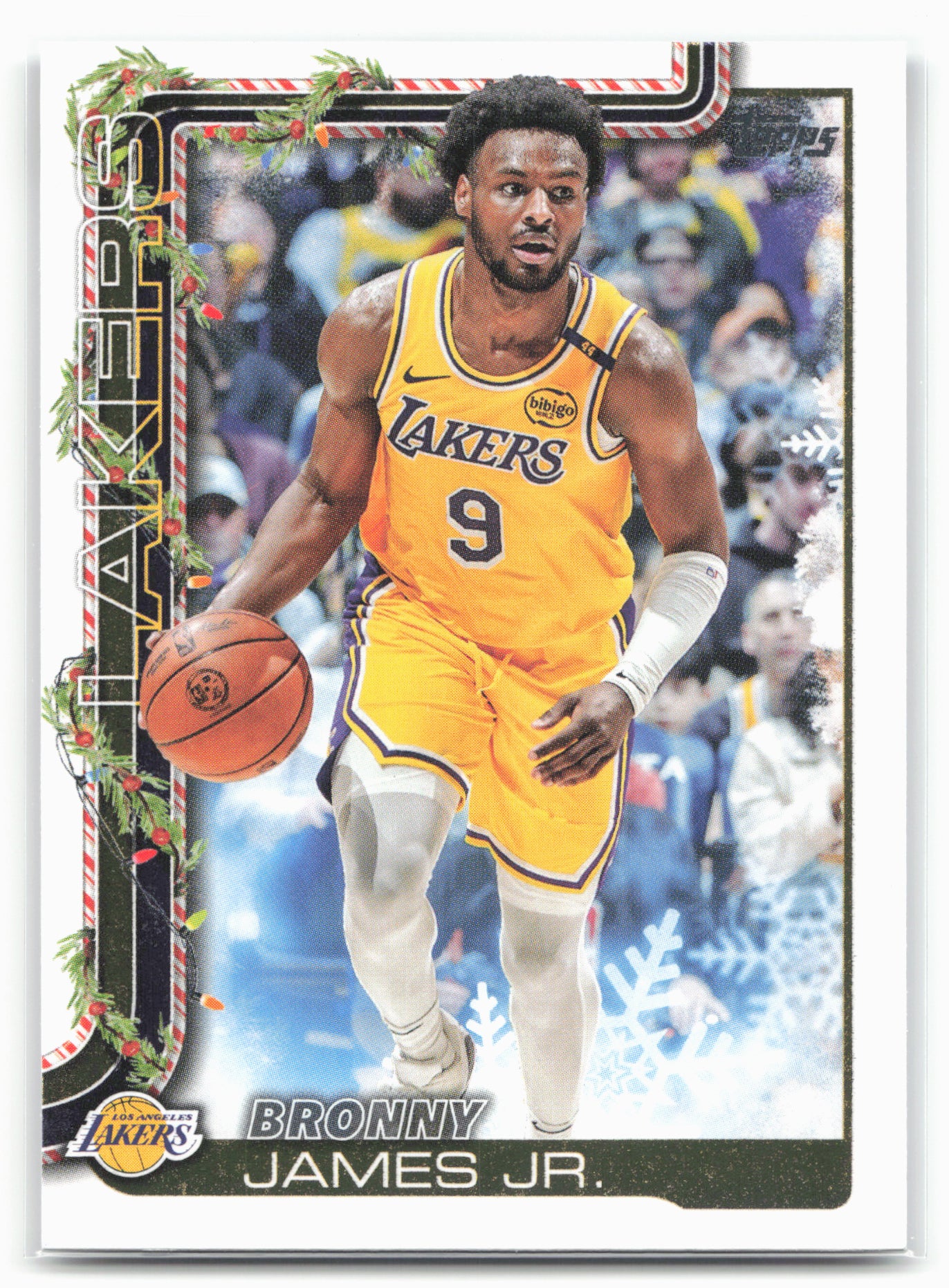2025-26 Topps Holiday #H121 Bronny James Jr.