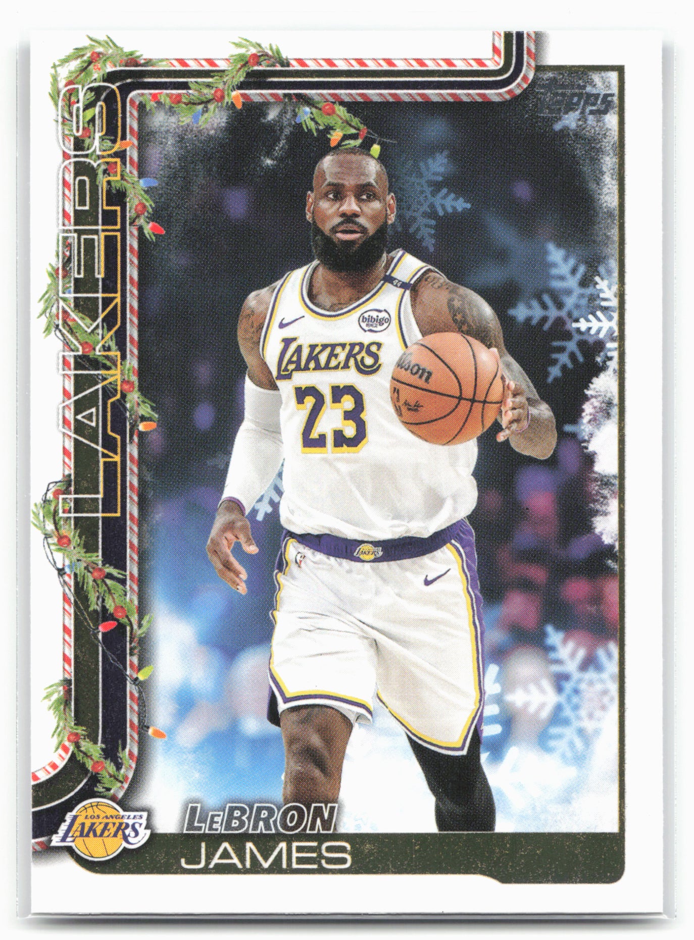 2025-26 Topps Holiday #H119 LeBron James
