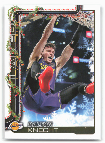 2025-26 Topps Holiday #H122 Dalton Knecht