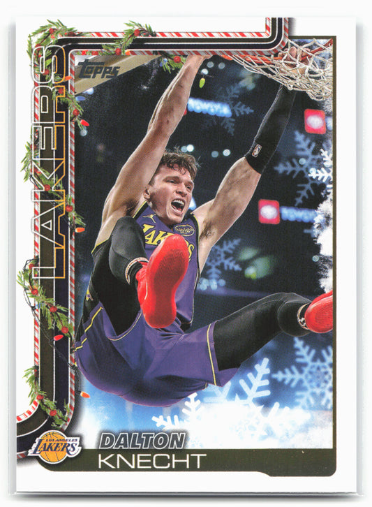 2025-26 Topps Holiday #H122 Dalton Knecht