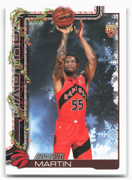 2025-26 Topps Holiday #H199 Alijah Martin