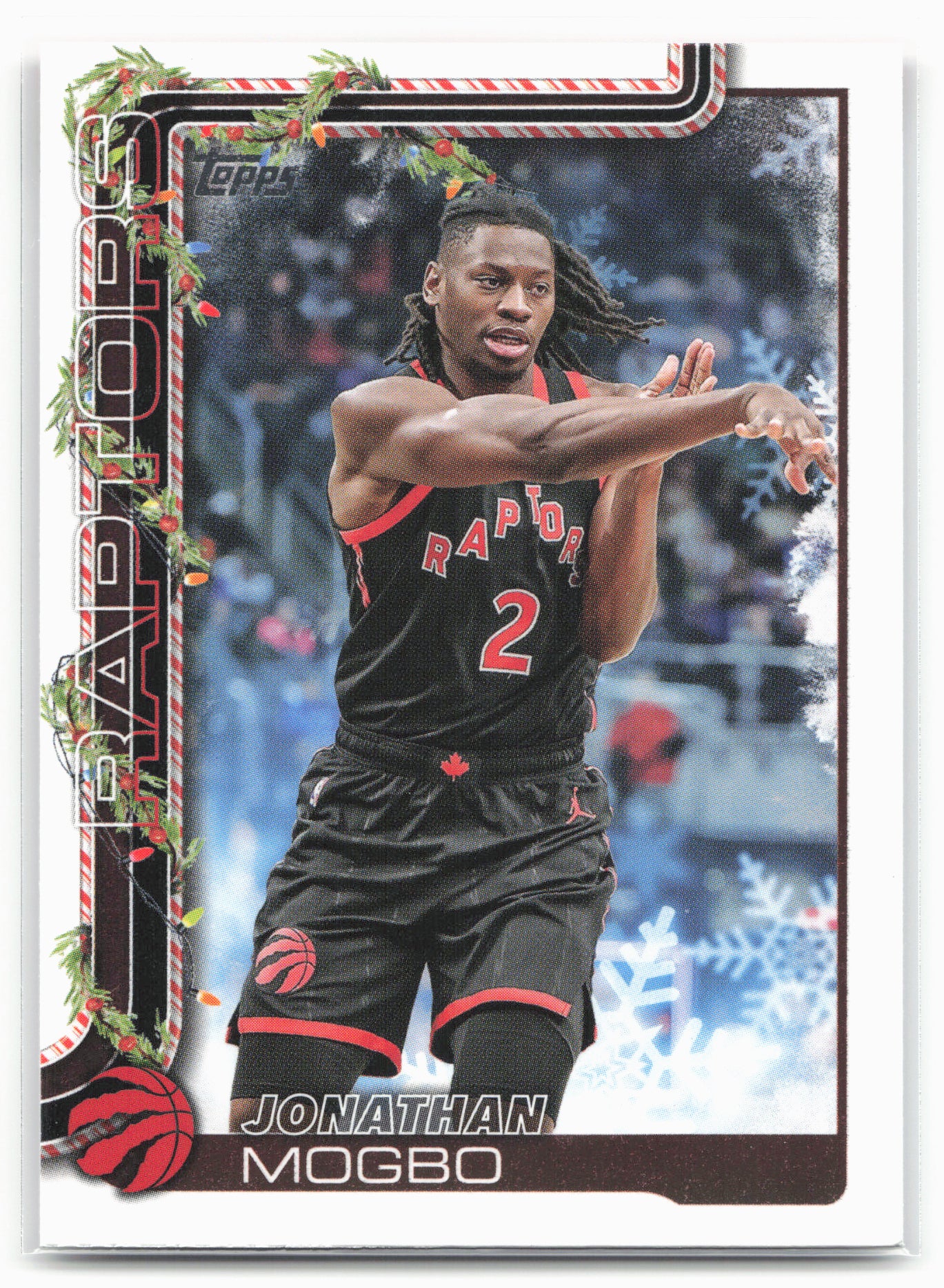2025-26 Topps Holiday #H23 Jonathan Mogbo