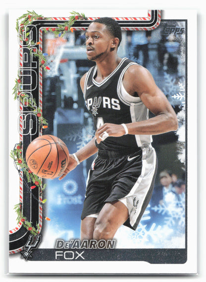 2025-26 Topps Holiday #H157 De'Aaron Fox
