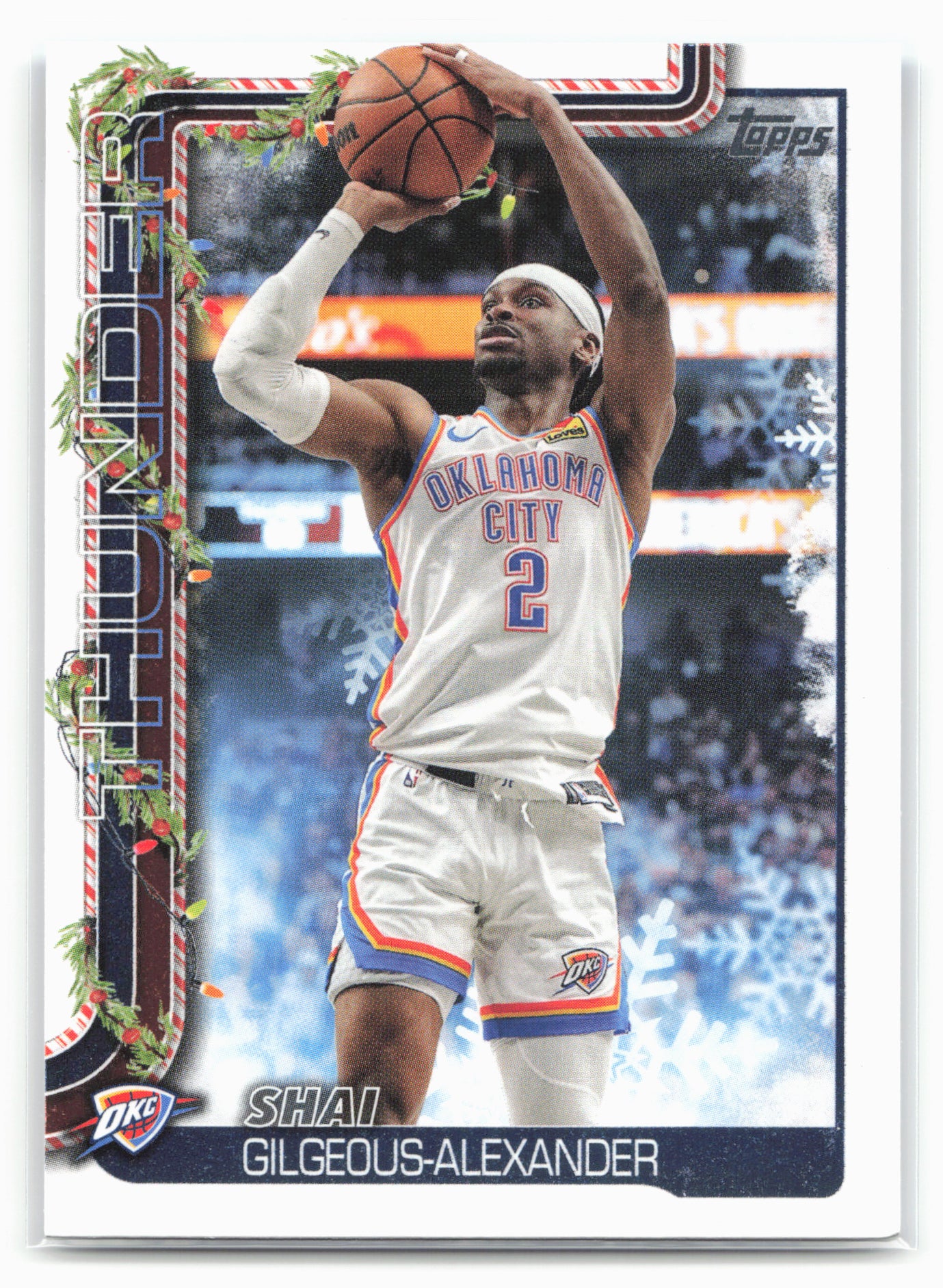 2025-26 Topps Holiday #H90 Shai Gilgeous-Alexander