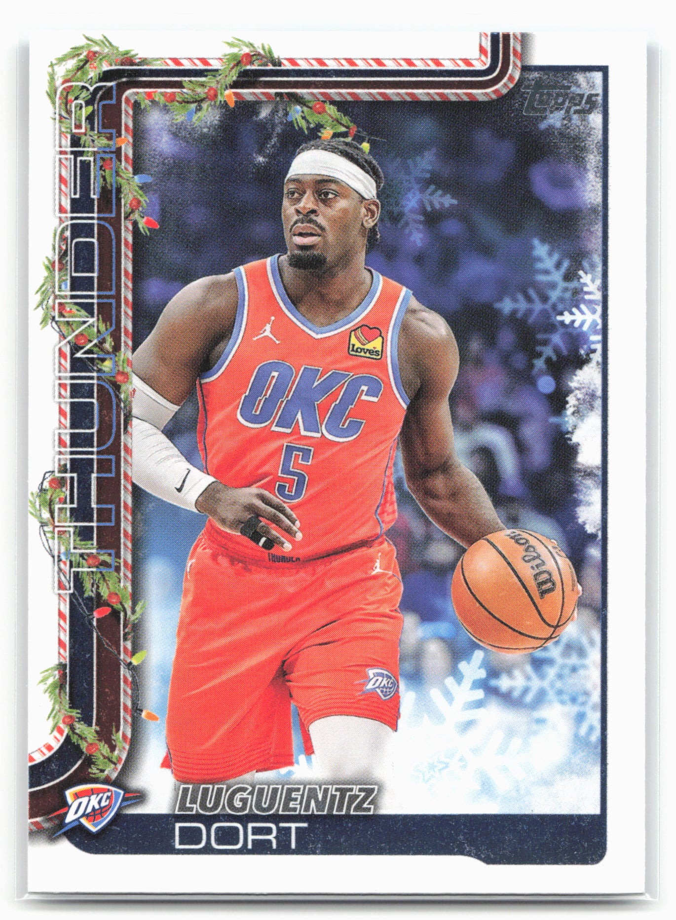 2025-26 Topps Holiday #H92 Luguentz Dort