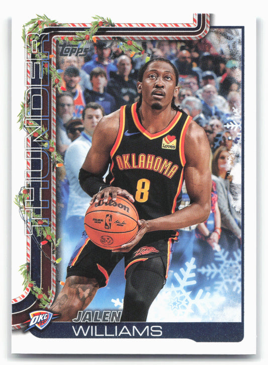 2025-26 Topps Holiday #H91 Jalen Williams