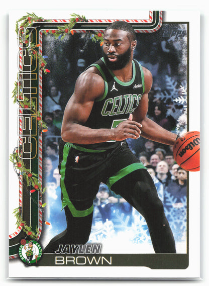 2025-26 Topps Holiday #H2 Jaylen Brown