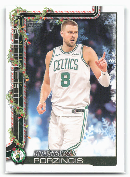 2025-26 Topps Holiday #H3 Kristaps Porzingis