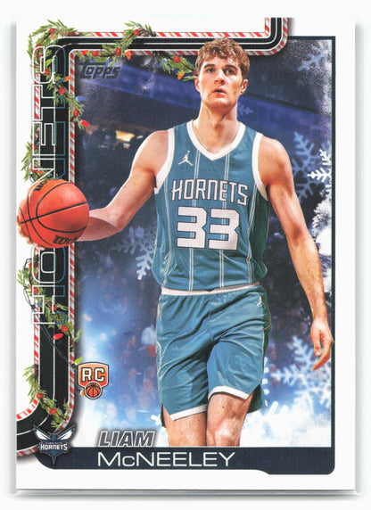 2025-26 Topps Holiday #H189 Liam McNeeley