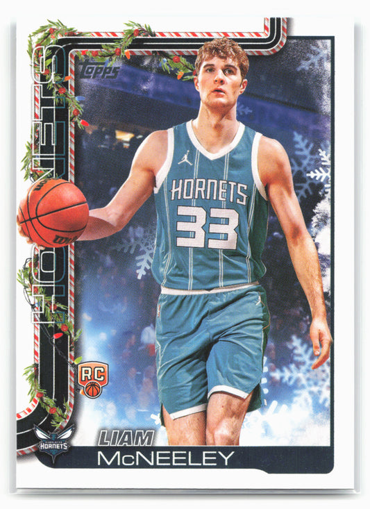 2025-26 Topps Holiday #H189 Liam McNeeley