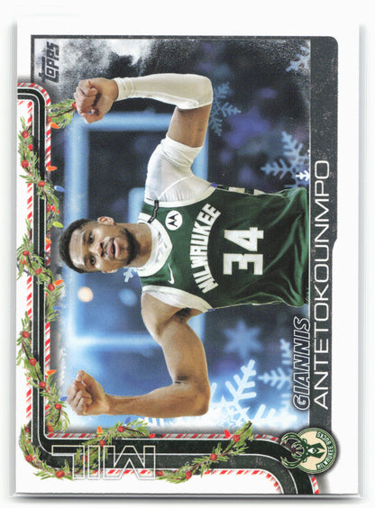 2025-26 Topps Holiday #H43 Giannis Antetokounmpo