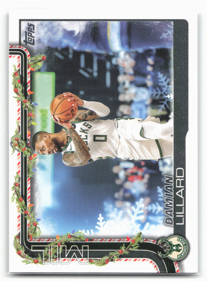 2025-26 Topps Holiday #H44 Damian Lillard
