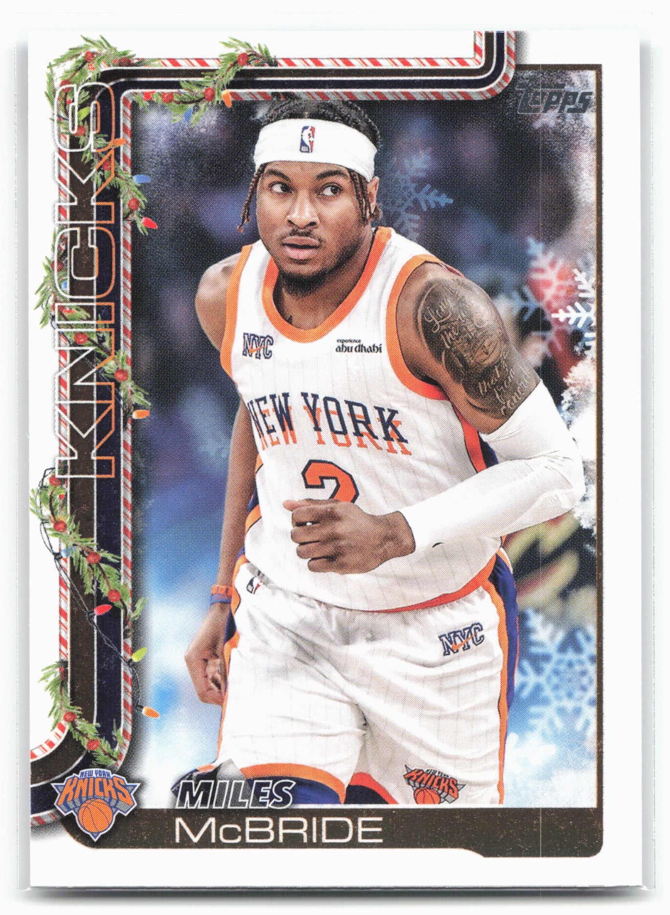 2025-26 Topps Holiday #H15 Miles McBride