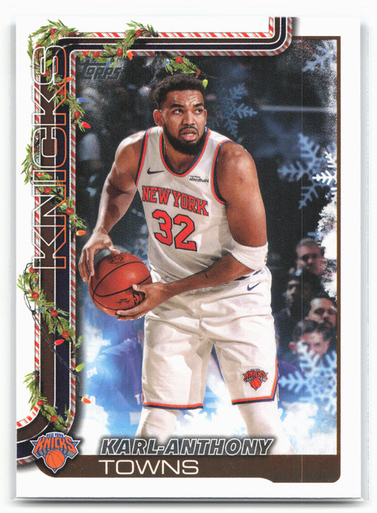 2025-26 Topps Holiday #H16 Karl-Anthony Towns
