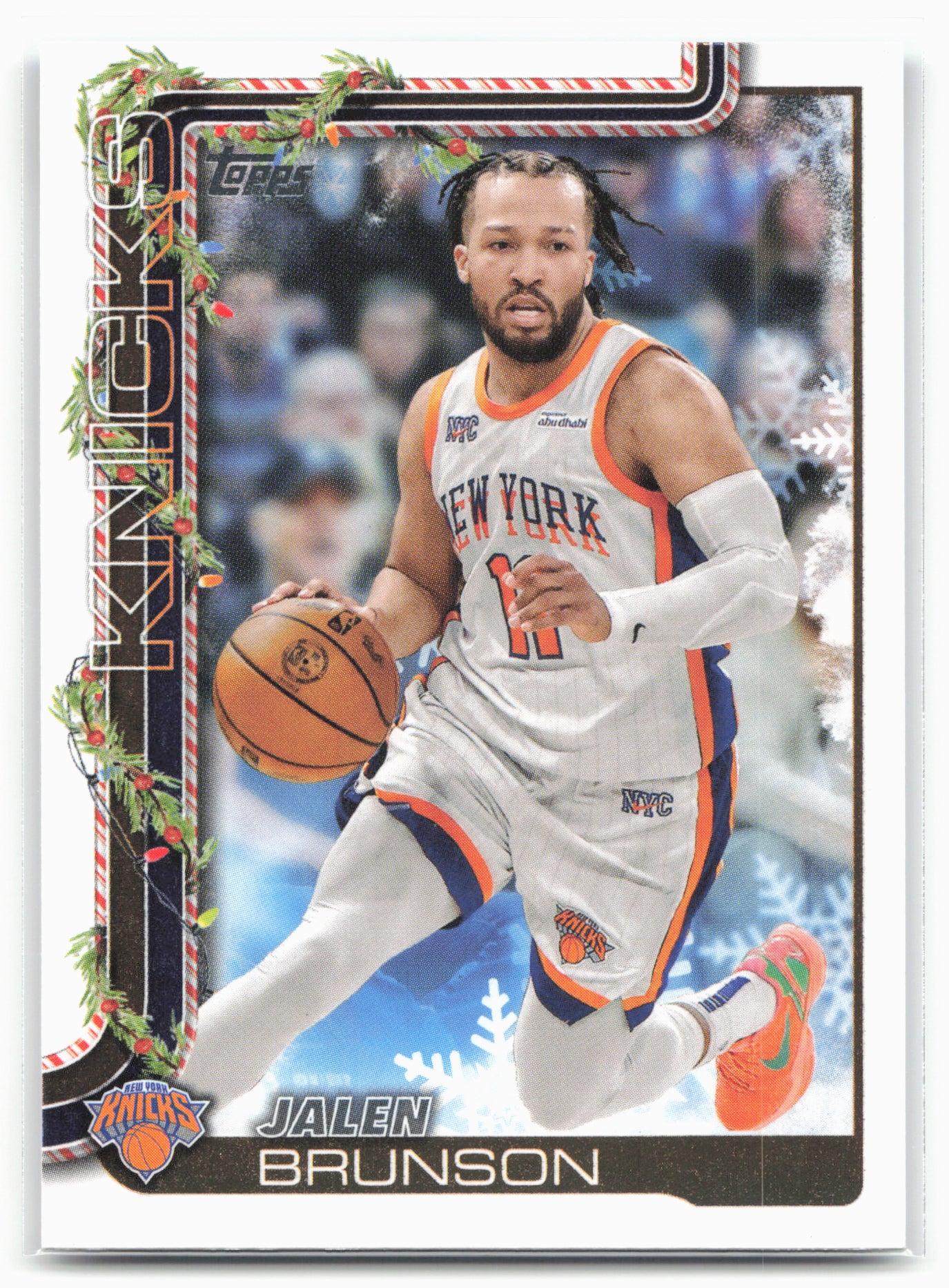 2025-26 Topps Holiday #H12 Jalen Brunson