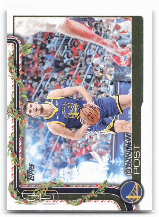 2025-26 Topps Holiday #H110 Quinten Post
