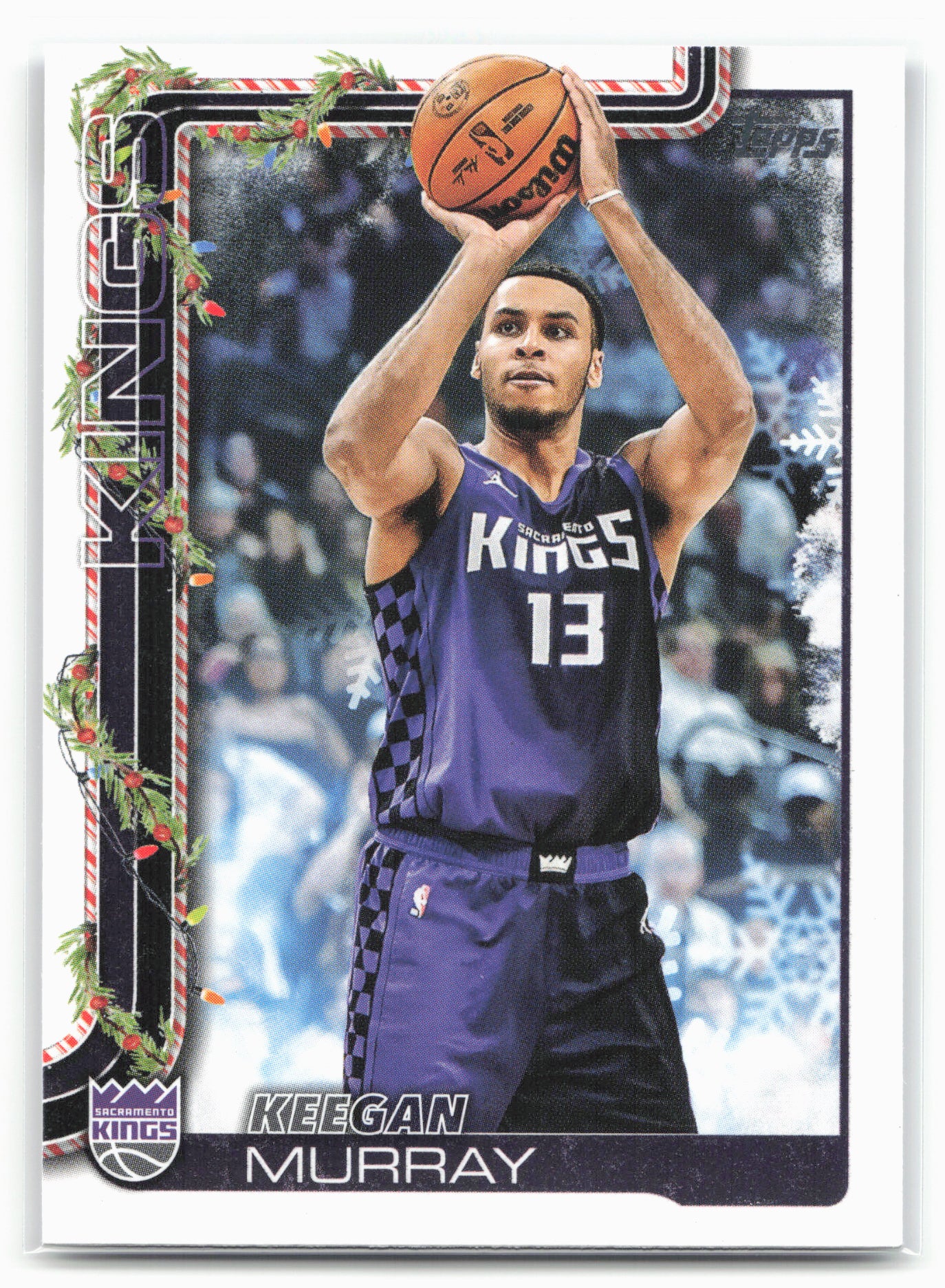 2025-26 Topps Holiday #H133 Keegan Murray