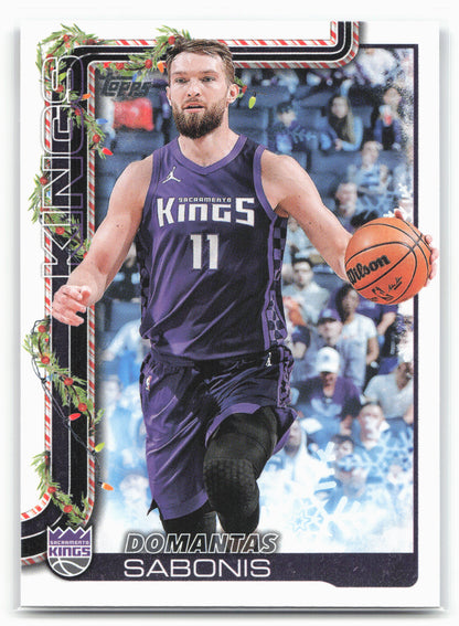 2025-26 Topps Holiday #H134 Domantas Sabonis