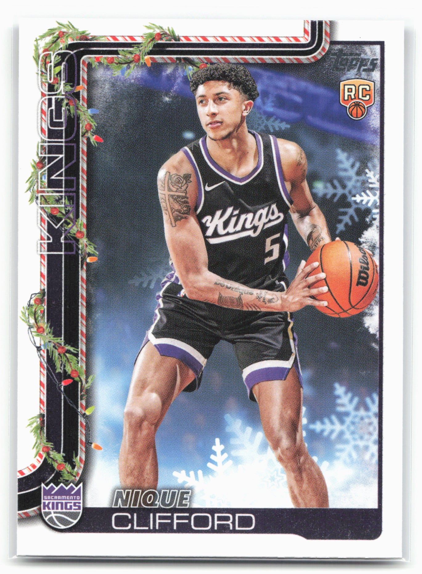 2025-26 Topps Holiday #H184 Nique Clifford