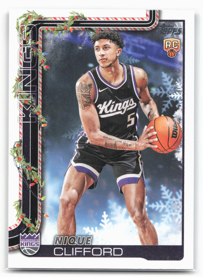 2025-26 Topps Holiday #H184 Nique Clifford
