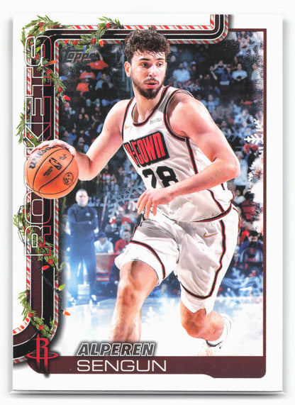 2025-26 Topps Holiday #H145 Alperen Sengun