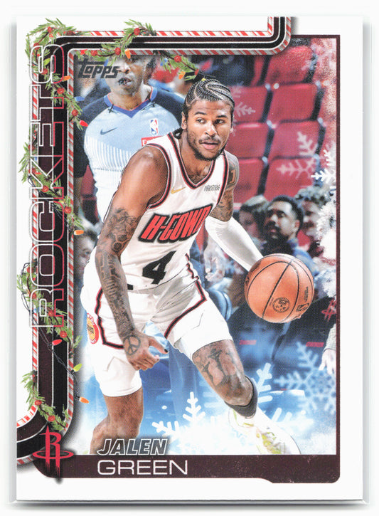 2025-26 Topps Holiday #H140 Jalen Green