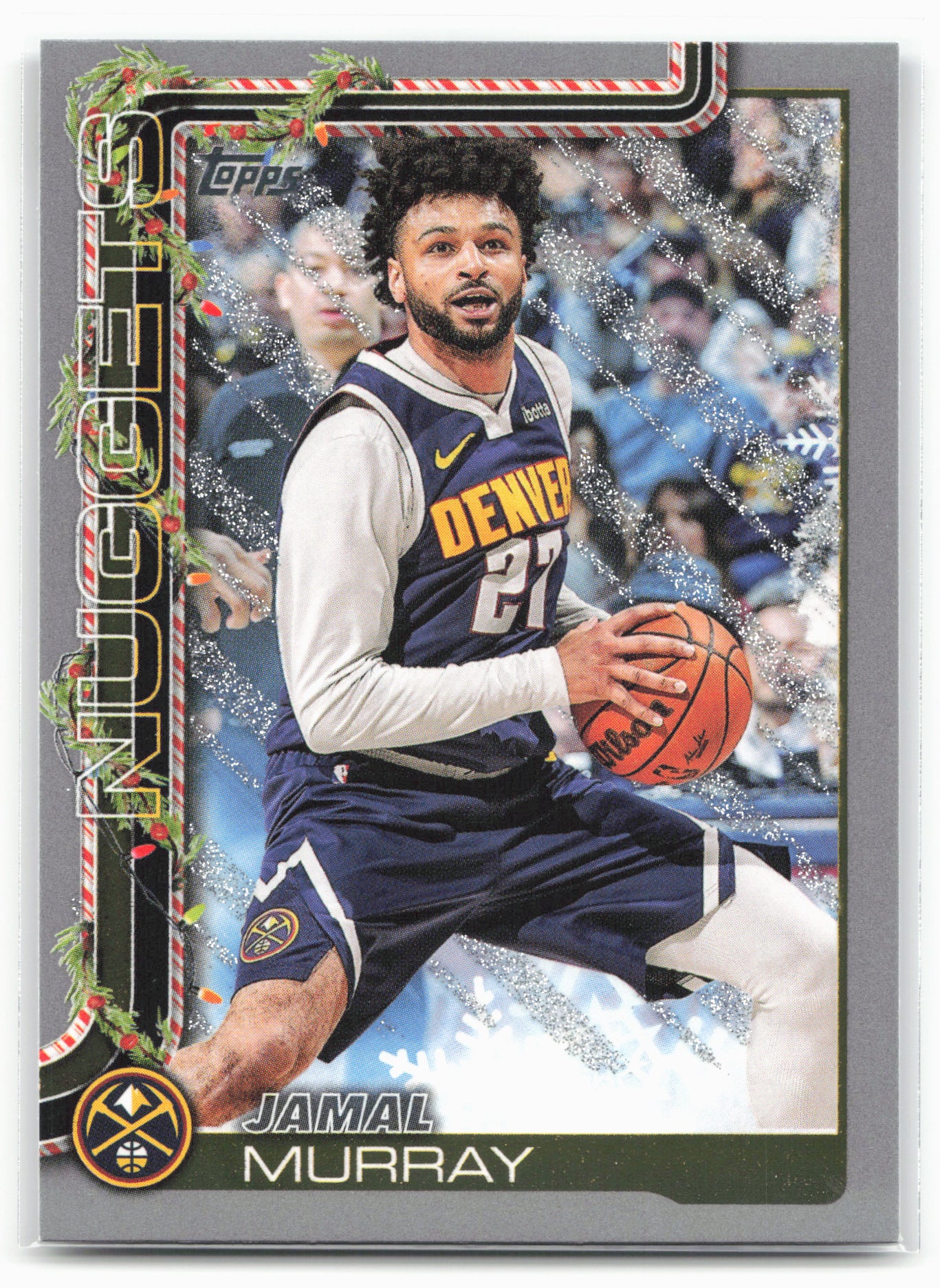 2025-26 Topps Holiday #H80 Jamal Murray Glitter Holiday